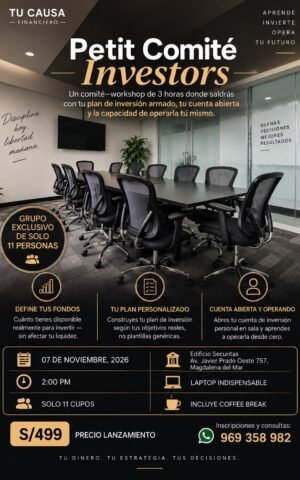 Petit Comité Investors Noviembre 2026 de Causa Financiero
