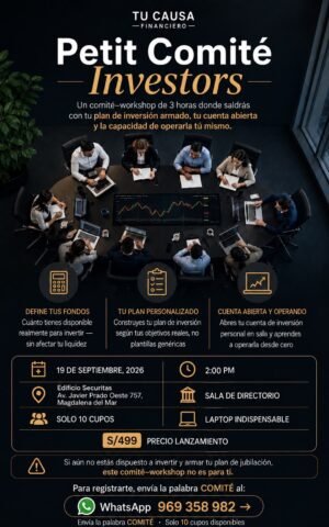 Petit Comité Investors Septiembre 2026 de Causa Financiero
